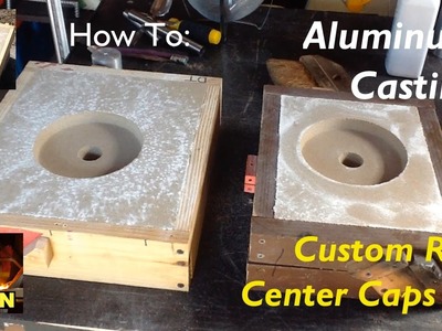 DIY Aluminum Casting:  Custom Rim Center Caps P2 - MSFN