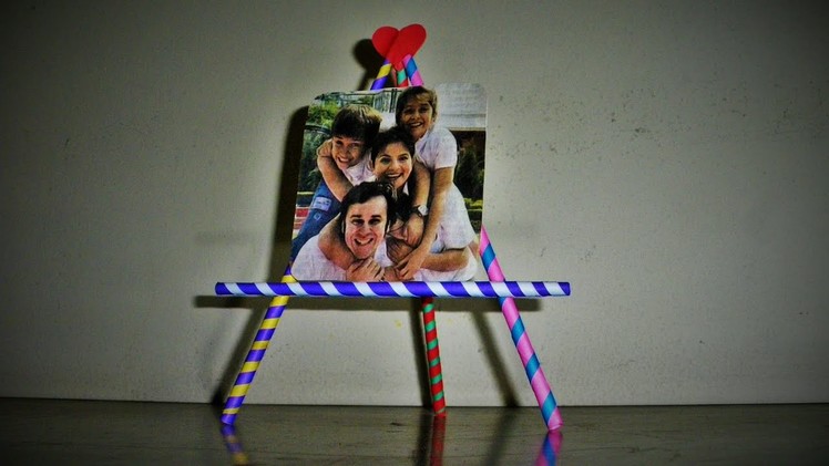 DIY Easy | Photo frame. Mini Photo stand.Valentine  Gift Idea. Made with ( Paper) | Art Strategy |