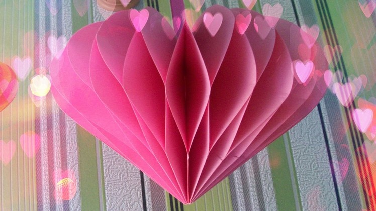 DIY Handmade Gift. How To Make Amazing Paper Heart. Valentine's Day Crafts