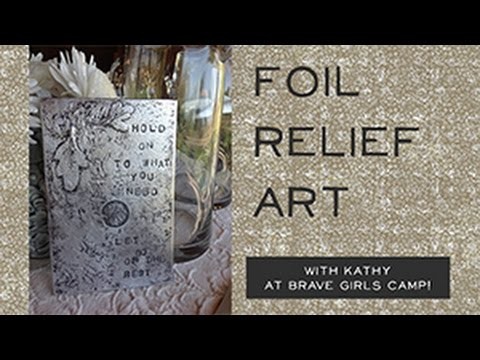 DIY Metal Engraving Foil Relief Art - Part 1