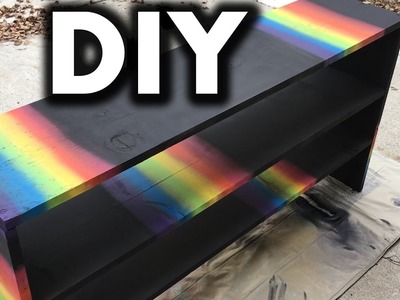DIY Rainbow Bookshelf (Pink Floyd)