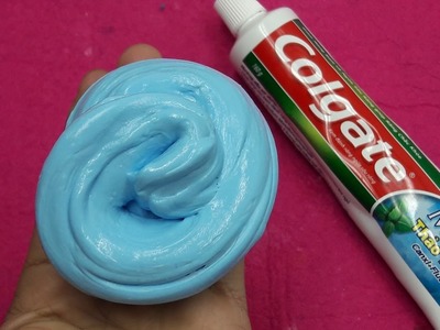 Diy Slime Toothpaste Colgate Without Glue!!! How To Make Slime With Toothpaste Colgate and Salt Only