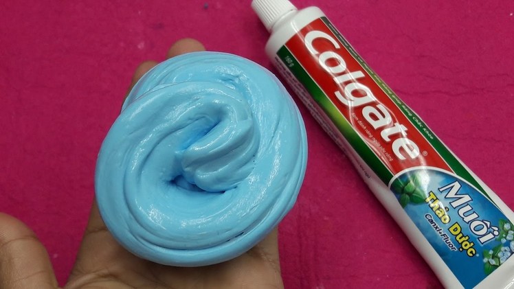 Diy Slime Toothpaste Colgate Without Glue!!! How To Make Slime With Toothpaste Colgate and Salt Only