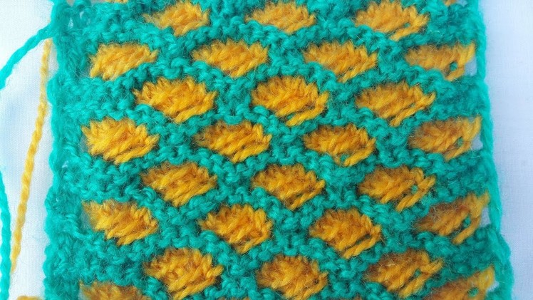 Double Colour Cross Stitch Pattern | Stitch Design | Knitting Pattern