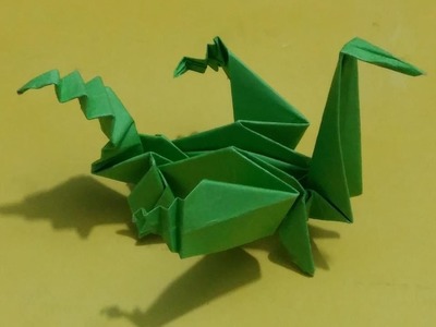 Dragon origami - how to make horrible dragon origami - crafts ideas