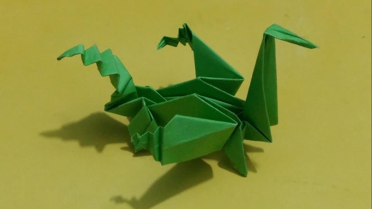 Dragon origami - how to make horrible dragon origami - crafts ideas