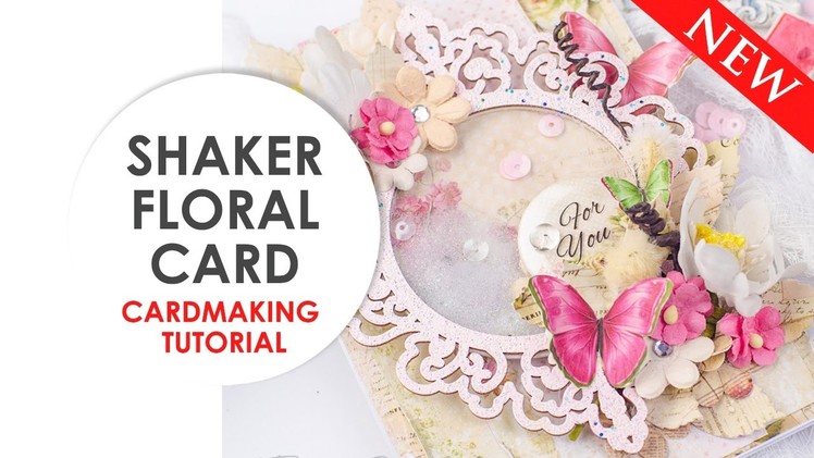 ♥FLORAL CARD♥ CARDMAKING TUTORIAL. How to make a Floral Card. Paper and Chipboard Lemoncraft