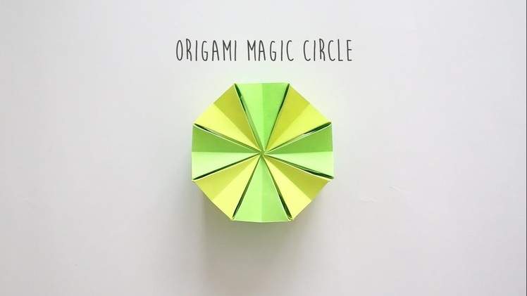 How to Fold: Magic Circle