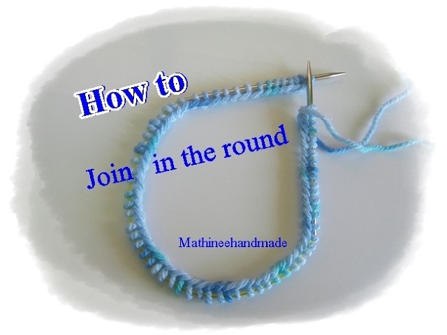How to Knitting basic Join in the round. วิธีเริ่มงานเชื่อมต่อไหมในไม้นิตวงกลม  _ Mathineehandmade