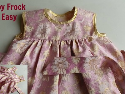 How to make a Baby Frock. Yoke Frock Design : Cutting. frock with frills. baby girl frock dress