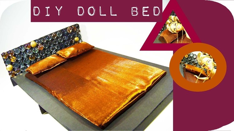 How To Make a Doll Bed  | Make a Doll Bed Using Marbles