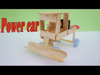 How To Make a Power Car - Electric Toy Car DIY Easy Homemade