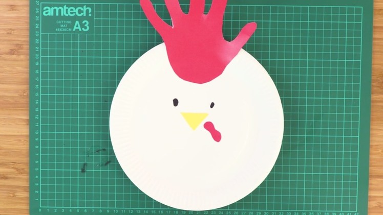 How To Make a Rooster Plate for Your Chinese New Year Party! Craft for Children | 