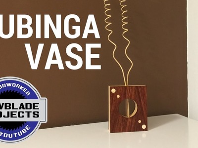 How to make a wooden BUBINGA VASE ?