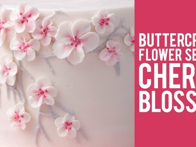 How to Make Buttercream Cherry Blossom Flowers