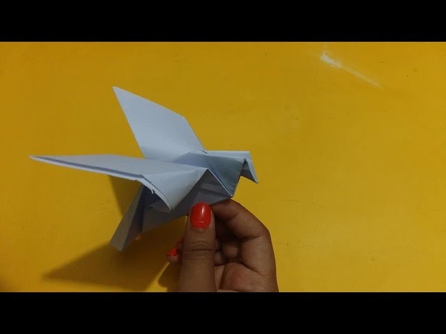 How to make Dove bird origami - paper crafts for kids