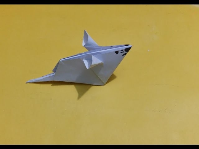 How to make dumbo rat Origami - paper crafts for kids