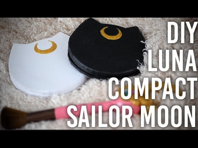 How To Make : Luna Mirrored Makeup Compact - Sailor Moon Inspired