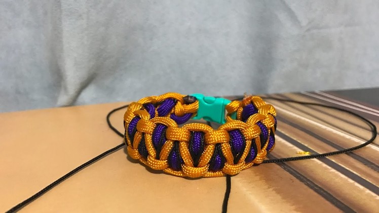 How to make "Stitched Solomon Dragon" Paracord Bracelet