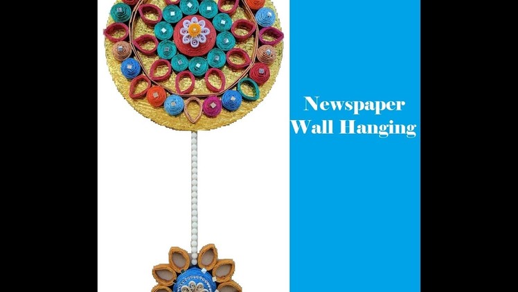 How to make Wall Hanging from Newspaper