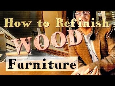 How to Refinish WOOD Furniture | Make your TABLE look new #finish #simple