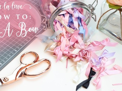 How To: Tie A Bow