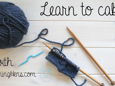 Learn how to cable knit