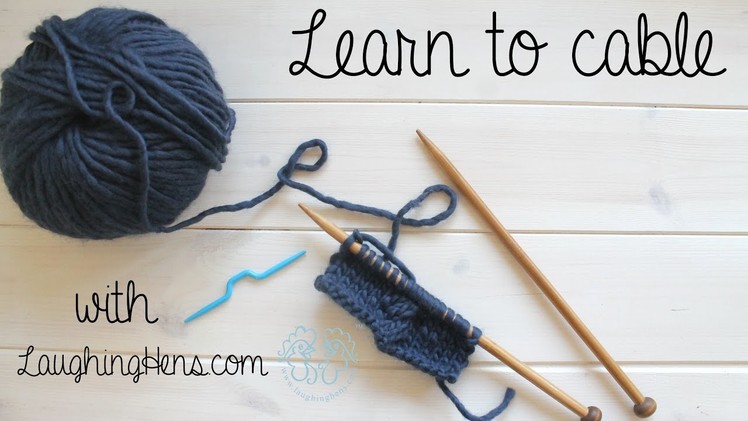 Learn how to cable knit