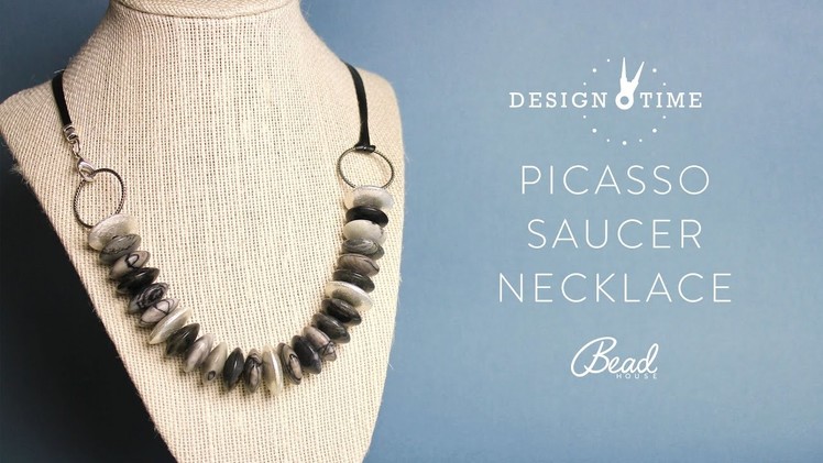Learn How to Make a Picasso Saucer Necklace - Design Time