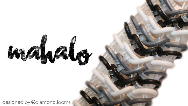 Mahalo | Rainbow Loom Hook Only Design by @diamond looms