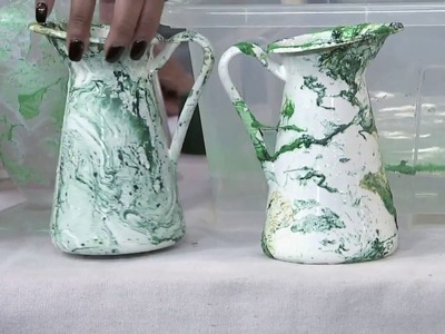 Make it Marble: A simple marbleizing DIY for pots and vases