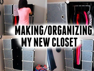 MAKING.ORGANIZING MY NEW CLOSET! | Lifewit DIY Plastic Clothes Closet