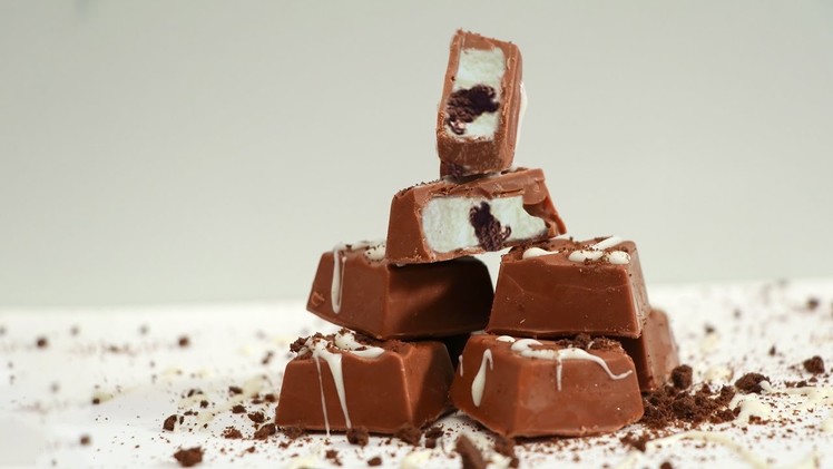 Oreo Cookies Chocolate - How To Make Dairy Milk Oreo Chocolate - Homemade Chocolate Tutorial