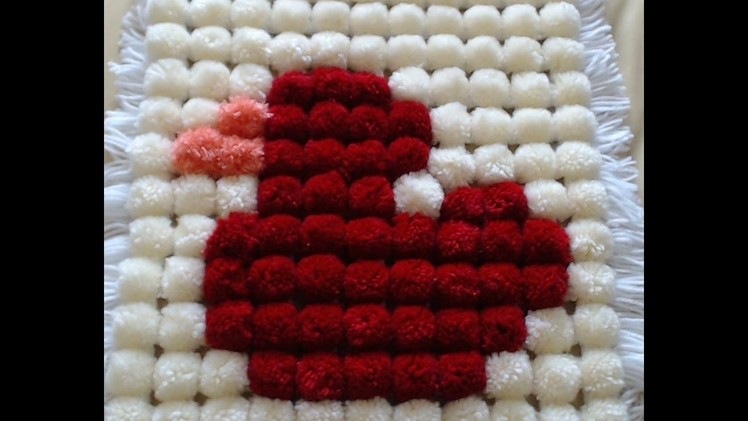 Pom Pom Blanket - How to add a design to your blanket