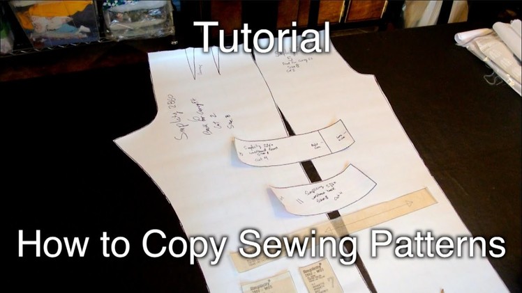 Tutorial: Copying Sewing Patterns