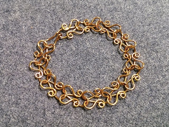 Wire bracelet - How to make wire jewelery 188