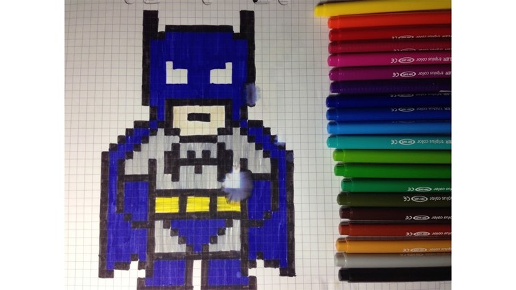 Comment dessiner batman Pixel Art