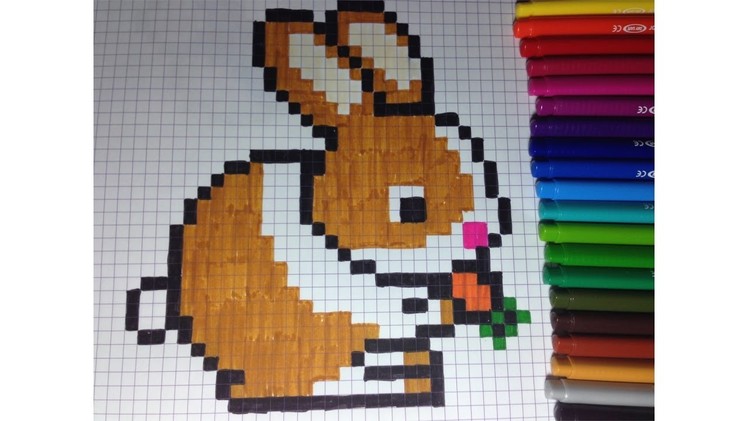 Comment dessiner un lapin Pixel Art