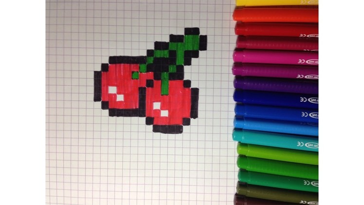 Comment dessiner une cerise Pixel Art