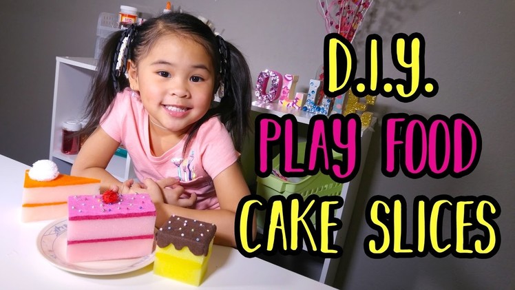 DIY Fake Cake Slices | Play Food Craft Tutorial