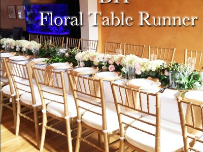 DIY Floral Table Runner
