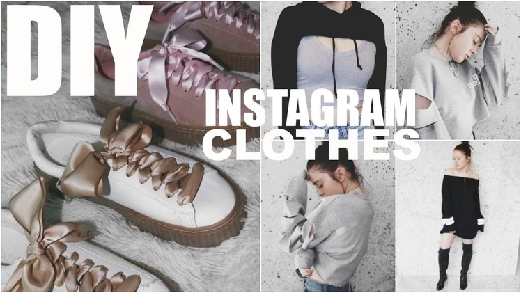 DIY INSTAGRAM CLOTHES | 5 EASY Trendy Fashion DIY's