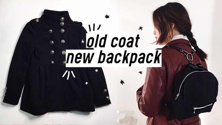 ✂️DIY Old Coat to Backpack | Qformation EP.3