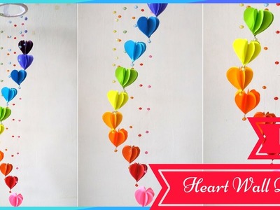 DIY Wall Decor Ideas for Valentines Day - Heart Decors in living Room | By Maya Kalista!