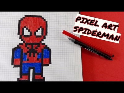 Draw Handmade Pixel Art- Como dibujar a SPIDERMAN