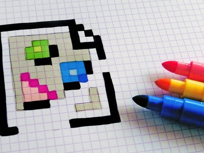 Handmade Pixel Art - How To Draw No Image Available icon  #pixelart