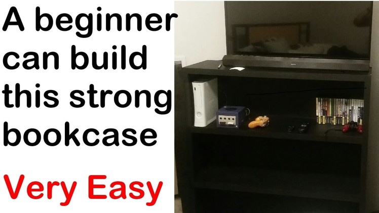 How to build a bookcase - Strong and Easy