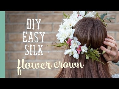 How to Make a Silk Flower Crown || Wedding Ideas