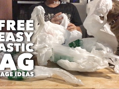 Kitchen Hacks: 3 Free & Easy DIY Plastic Bag Storage Ideas