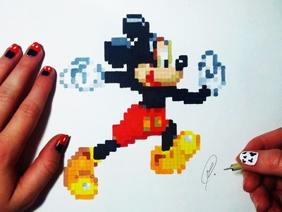 Mickey Mouse Pixel Art - Dessin (fr)